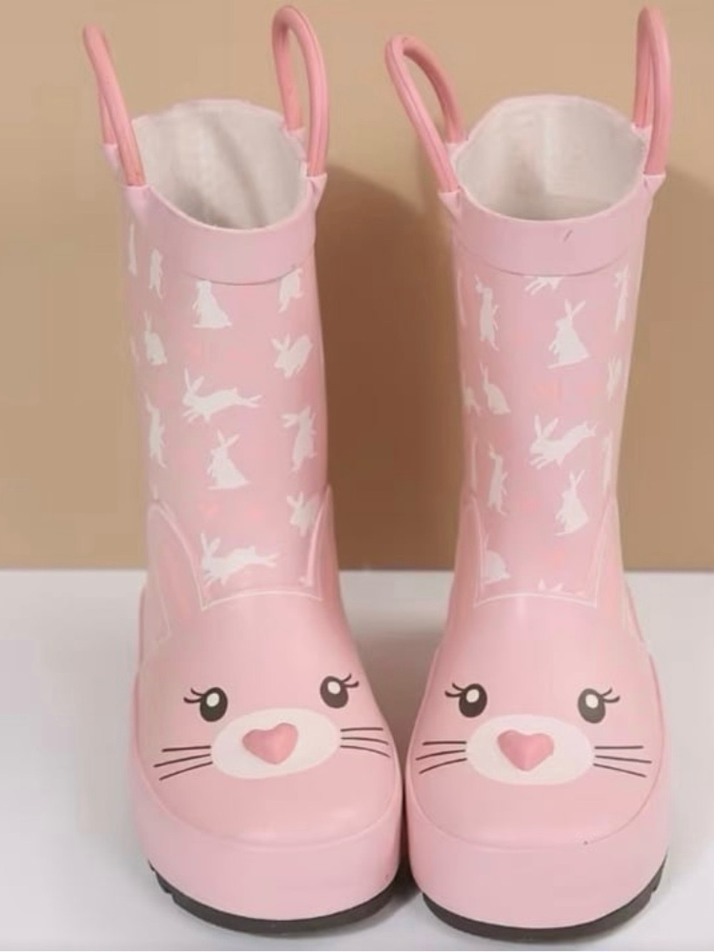 Girls Pink Rabbit Rain Boots  5T (21)
     ~NEW~